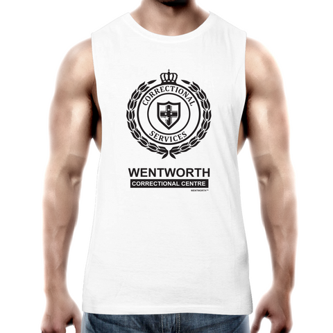 WENTWORTH - Mens Tank Top Tee - Logo Lockup