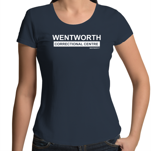 WENTWORTH - Womens Scoop Neck - Logo Large