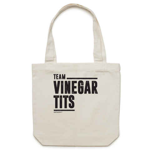 WENTWORTH - Canvas Tote Bag- Team Vinegar Tits
