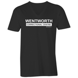 WENTWORTH - Mens V-Neck Tee - Logo Large