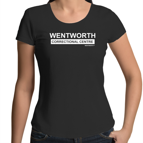 WENTWORTH - Womens Scoop Neck - Logo Large