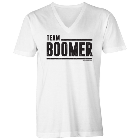 WENTWORTH - Mens V-Neck Tee- Team Boomer