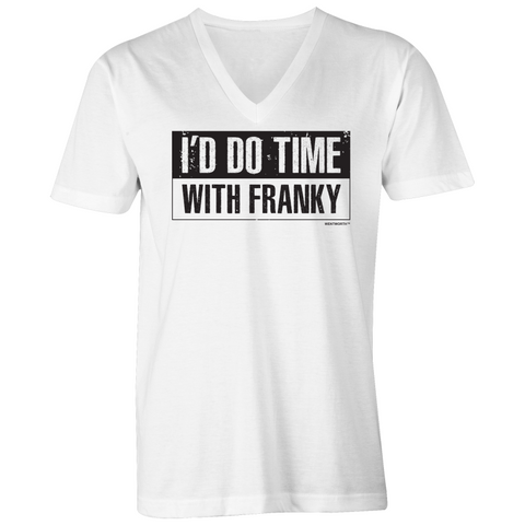 WENTWORTH - Mens V-Neck Tee - Time with Franky