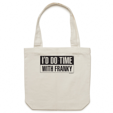 WENTWORTH - Canvas Tote Bag - Time with Franky